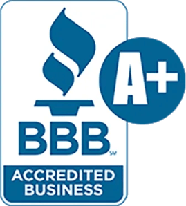 BBB Accredited Business, A+ rating